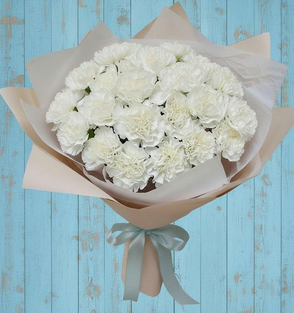 Букет цветов из: Гвоздики в Серышево