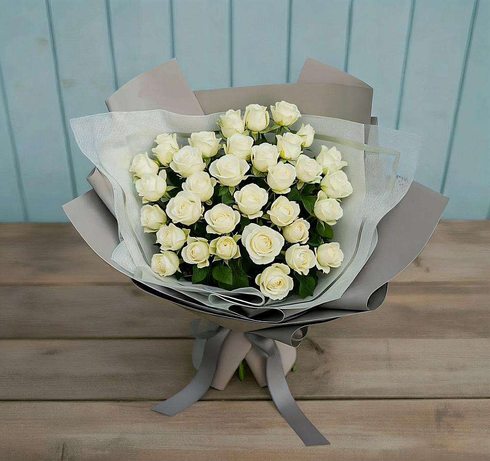 Букет Белоснежная нежность в Серышево