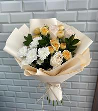 Букет цветов из:  Розы и Хризантемы в Серышево