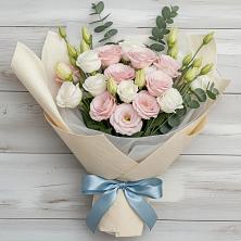 Букет цветов из:  Лизиантусы в Серышево