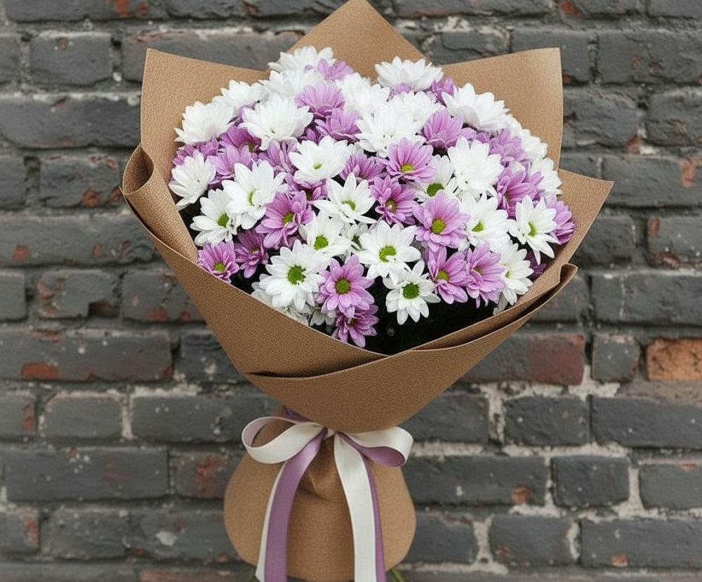 Букет цветов из: Хризантемы в Серышево