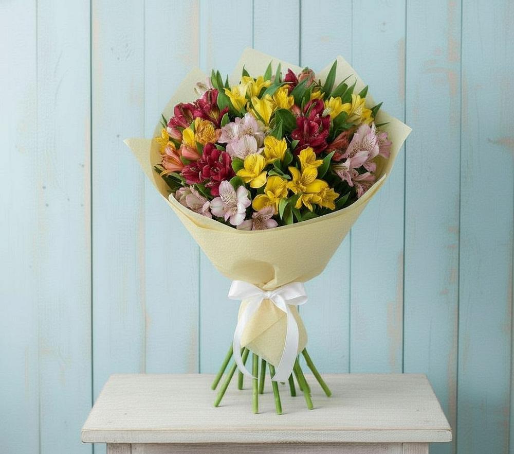 Букет цветов из: Альстромерии в Серышево