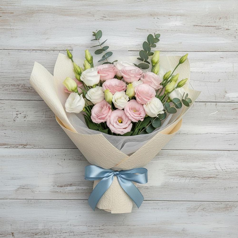 Букет цветов из: Лизиантусы в Серышево